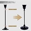 Candlestick Holders,Taper Candle Holder for Candlesticks Black Candelabra Candle Holders Vintage Candle Stick Candle Holder for Fireplace Party Dining Home