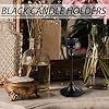 Candlestick Holders,Taper Candle Holder for Candlesticks Black Candelabra Candle Holders Vintage Candle Stick Candle Holder for Fireplace Party Dining Home