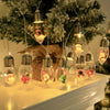 Christmas Snow Globe String Lights for Indoor Holiday and Party Decor