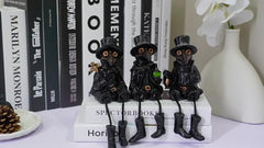 Dazzle Bright Halloween Plague Doctor Figurines