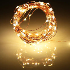 LED Battery Powered Copper Wire Fairy Lights for Holiday and Party Decor