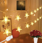 HEEMUUM Pink Starry Night Decoration Light for Home and Event Decor