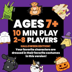 Taco Cat Goat Cheese Pizza: Halloween Edition – Spooky Fast-Paced Card Game for Family