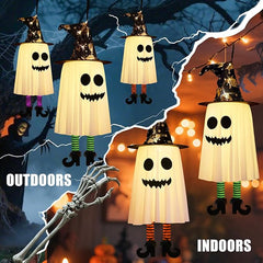 3-Pack Halloween Hanging Ghost Lights