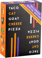 Taco Cat Goat Cheese Pizza: Halloween Edition – Spooky Fast-Paced Card Game for Family