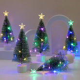 LED Mini Christmas Tree With Colorful Pine Needles