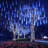 192 LED Meteor Shower USB Falling Rain Lights for Outdoor Events