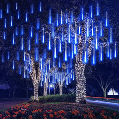 192 LED Meteor Shower USB Falling Rain Lights for Outdoor Events