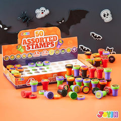 JOYIN 50 Pcs Halloween Stamps for Kids