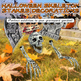 Realistic Skeleton Ground Breaker Halloween Decorations