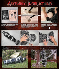 Hanging Corpse Prop – Scary Halloween Decoration for Outdoor & Indoor