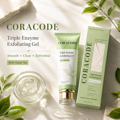 Coracode Triple Enzyme Exfoliating Gel with Green Tea Extract