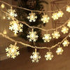 LED Christmas Snowflake String Lights for Home and Party Decoration