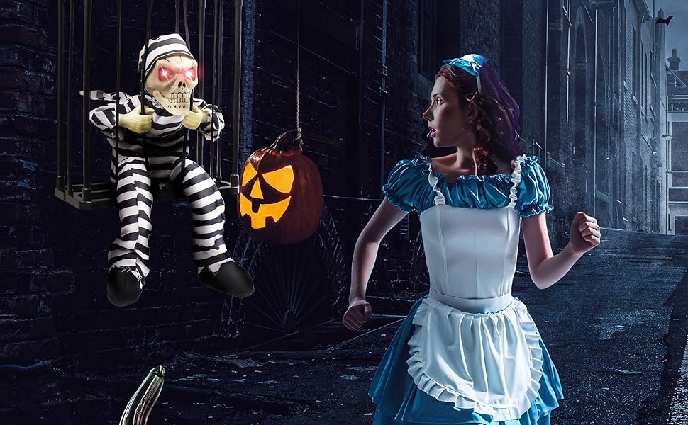 Screaming Animated Halloween Decoration