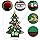 Aytai DIY Felt Christmas Tree Set with Ornaments for Kids, Xmas Gifts, New Year Door Wall Hanging Decorations