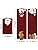 Mosoan Christmas Decorations Indoor 6 Pack Christmas Refrigerator Fridge Door Handle Covers, Santa Snowman Christmas Kitchen Decor Appliance Handle Cover Xmas Holiday Decor