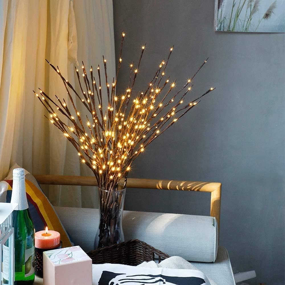 16 LED Branch Lights Set for Indoor Weddings, Parties, and Holiday Decor
