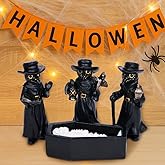Dazzle Bright Halloween Plague Doctor Figurines