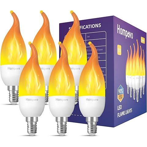Y-STOP LED Flame Light Bulbs