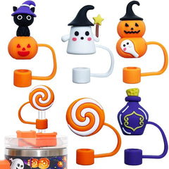 5PCS Halloween Straw Cover Caps for Stanley Cup
