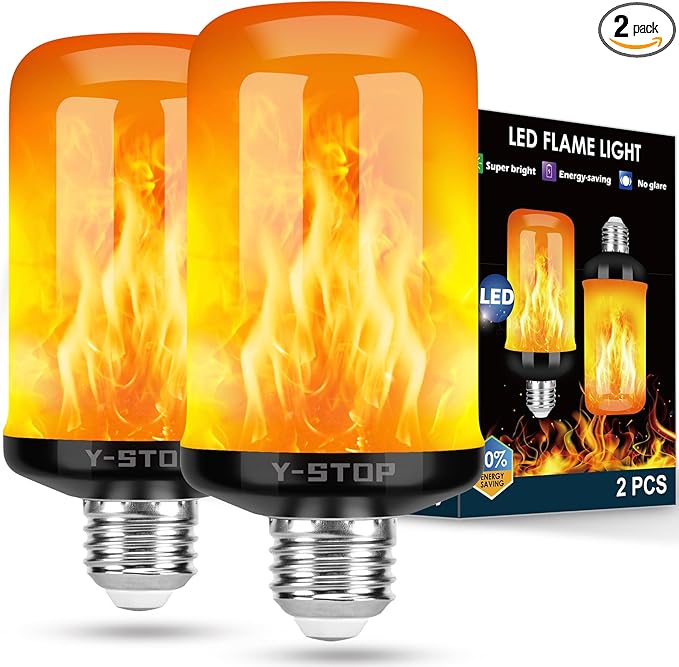 Y-STOP LED Flame Light Bulbs
