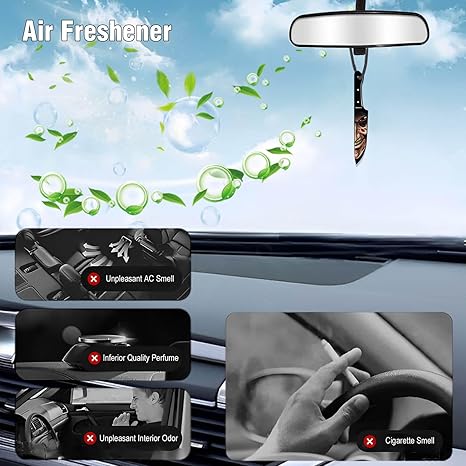 8PCS Horror Movie Car Air Fresheners – Knife-Shaped Hanging Ornaments with Classic Scary