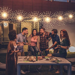 Solar Powered Firework LED Sphere Lights for Outdoor Garden and Patio