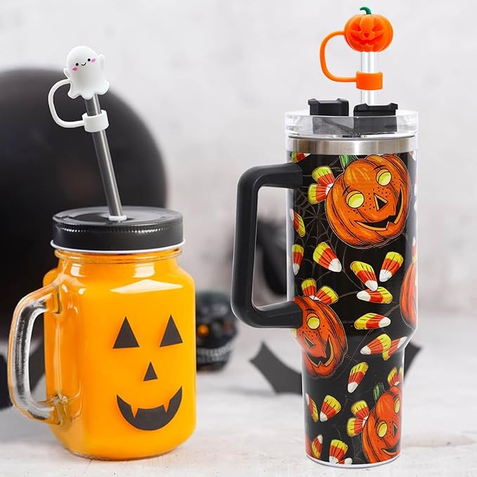5PCS Halloween Straw Cover Caps for Stanley Cup