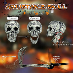 Realistic Skeleton Ground Breaker Halloween Decorations