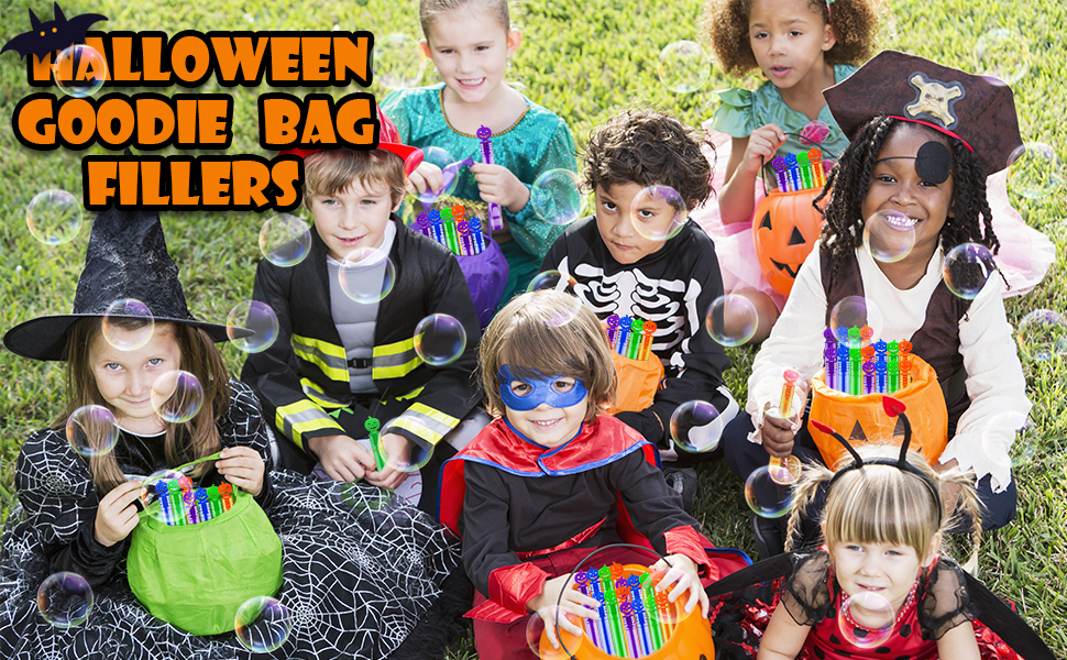 Halloween Bubble Wands for Kids