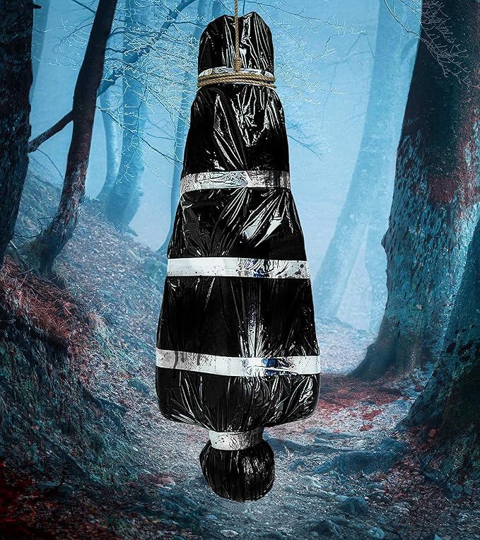 Hanging Corpse Prop – Scary Halloween Decoration for Outdoor & Indoor