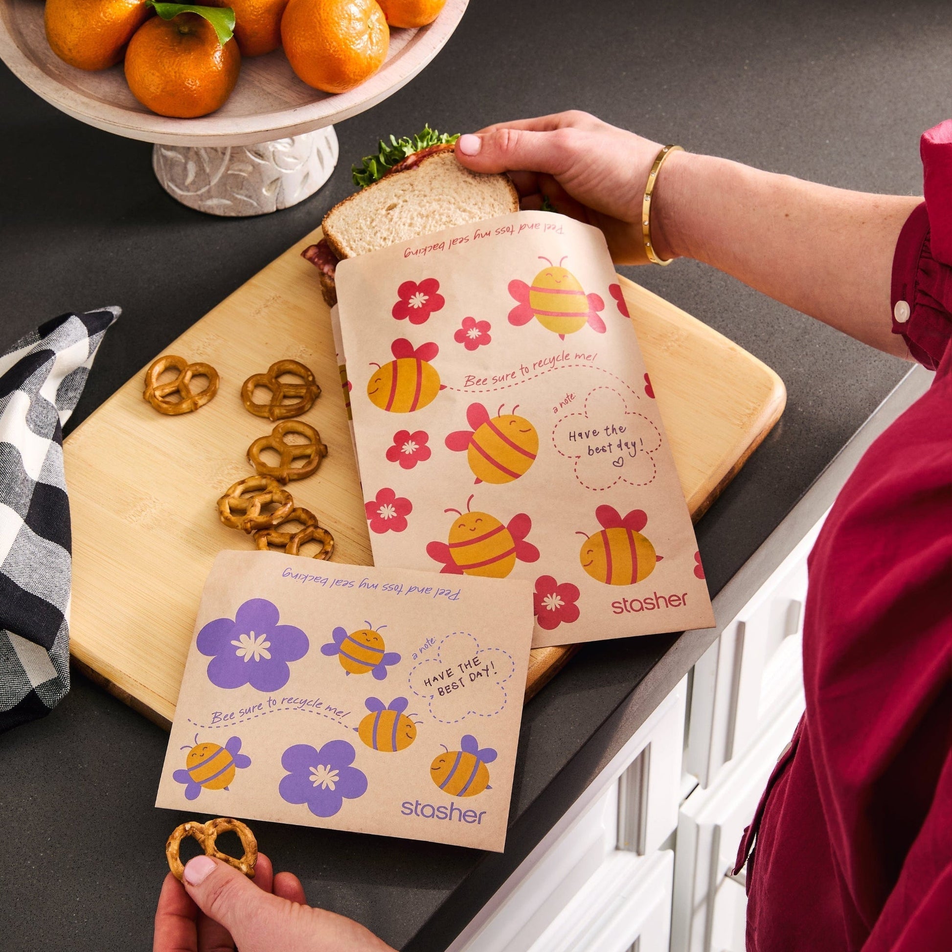 Eco-Friendly Reusable Food Storage Bags – Fresh, Fun & Customizable