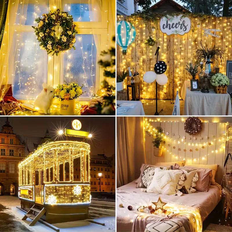 USB Powered Six Meter LED Fairy String Lights for Home and Event Decor