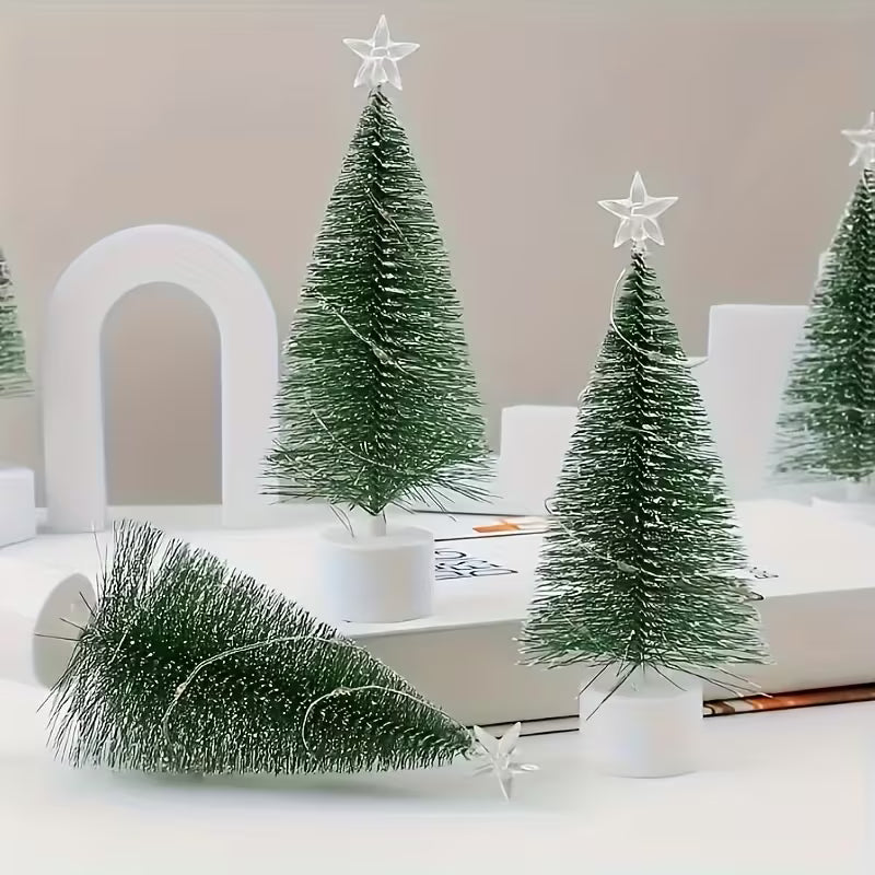 LED Mini Christmas Tree With Colorful Pine Needles