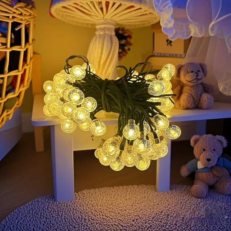 ✨ 108-LED Fairy Globe String Lights | Battery Powered